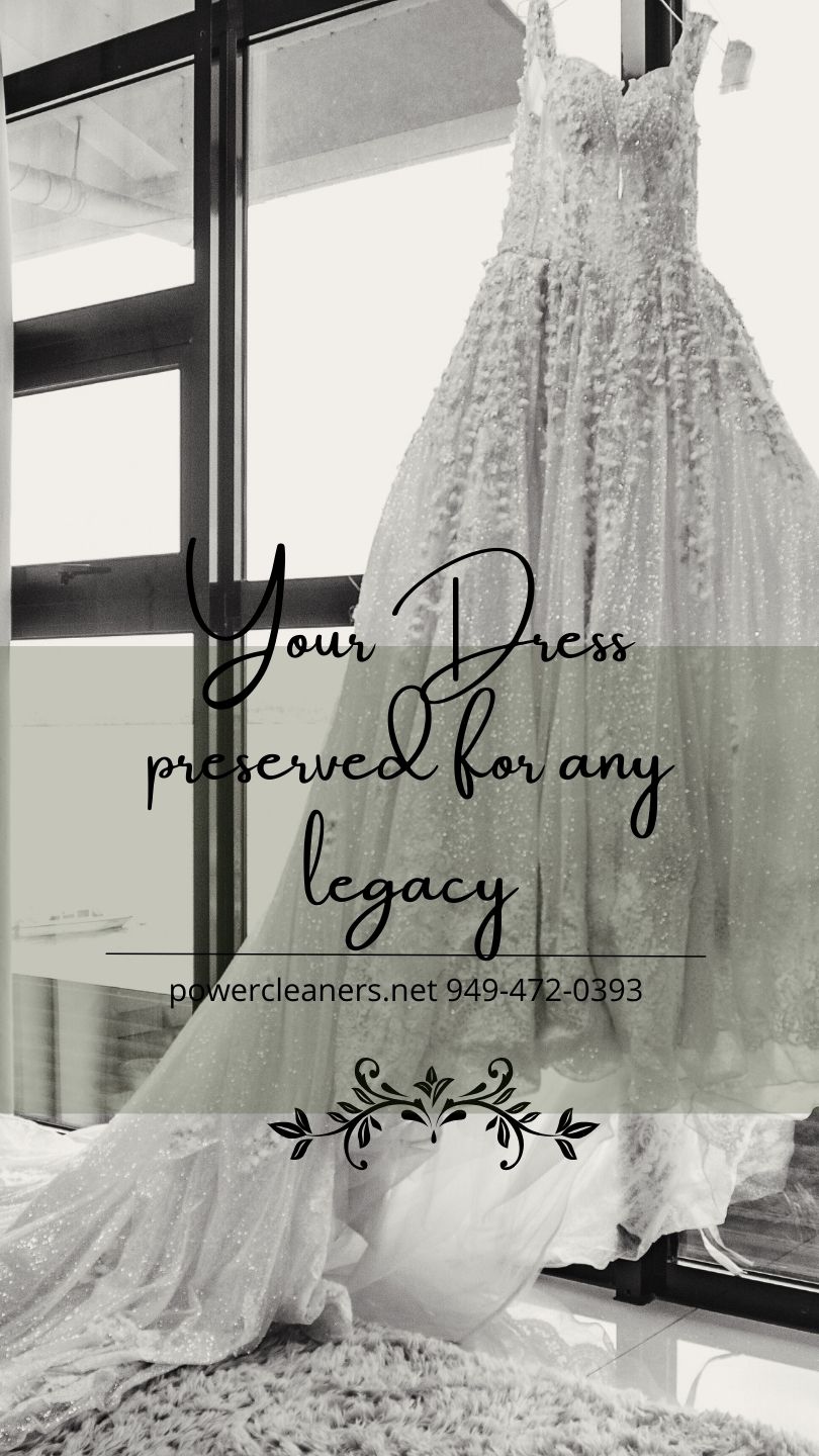 Preserve your wedding dress in Irvine